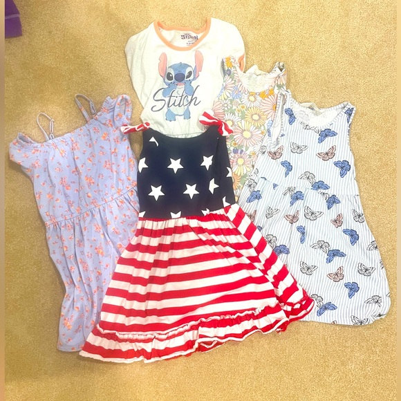 Summer Dresses girls size 5-6 - Picture 1 of 4